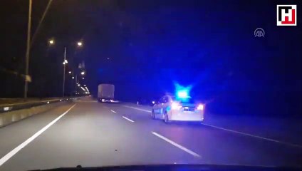 Erzincan'da freni arızalanan tır kilometrelerce kontrolsüz seyretti