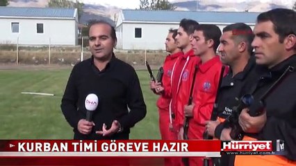 ERZİNCAN'IN KURBAN TİMİ GÖREVE HAZIR