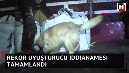 Rekor uyuşturucu iddianamesi tamamlandı