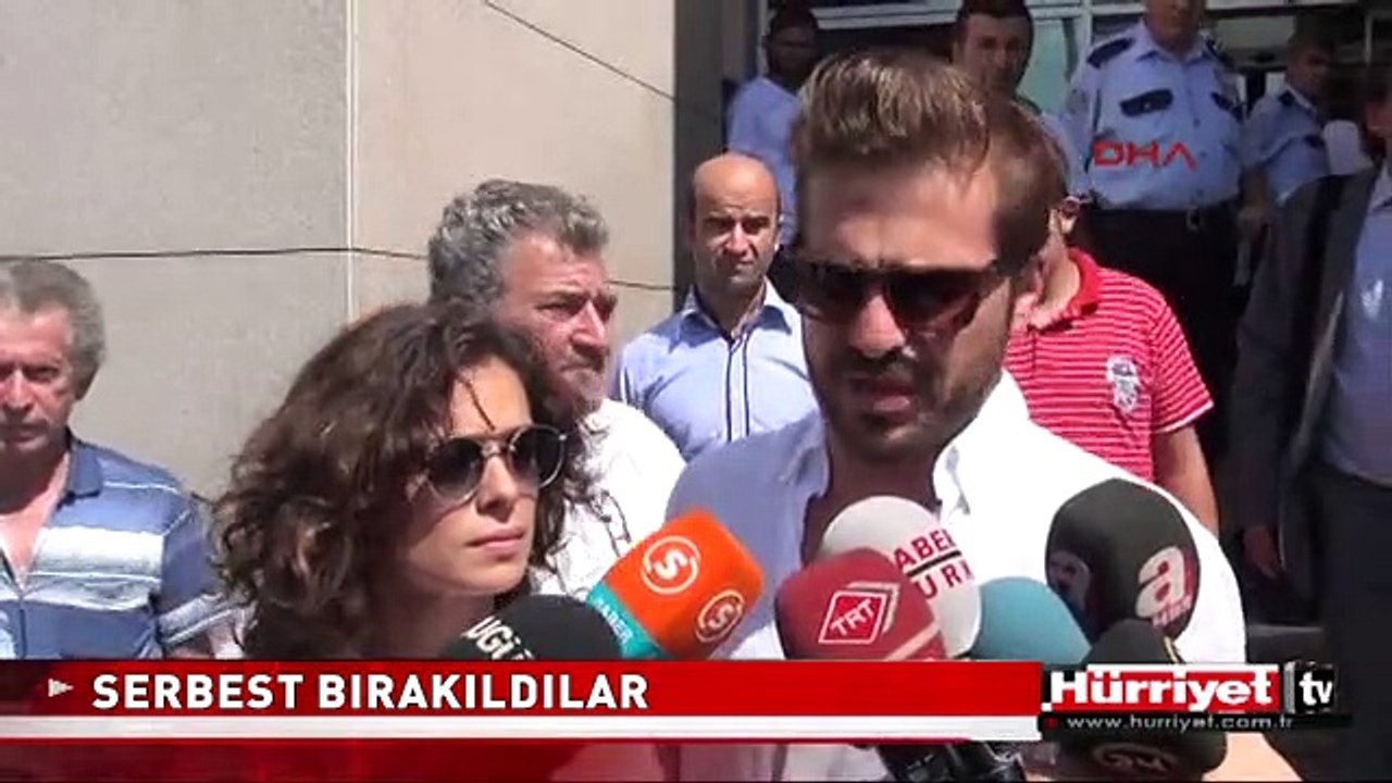 ENGİN ALTAN DÜZYATAN VE ÖZGE ÖZPİRİNÇCİ ADLİYEDEN BÖYLE AYRILDI