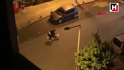 Esenyurt'ta sürücülerin yol ortasındaki kavgası kamerada