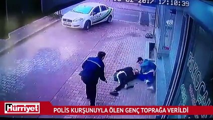 Polisin silahından çıkan kurşunla ölen genç toprağa verildi