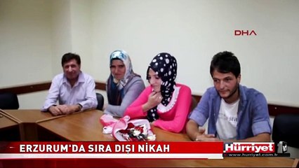 ERZURUM'DA SIRA DIŞI NİKAH