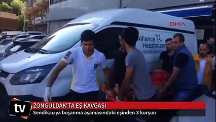 Sendikacıya boşanma aşamasındaki eşinden 3 kurşun