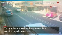 Yanlış anlaşılma kurbanı halı yıkamacılara meydan dayağı kamerada