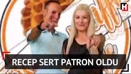 Yüz nakilli Recep Sert patron oldu...