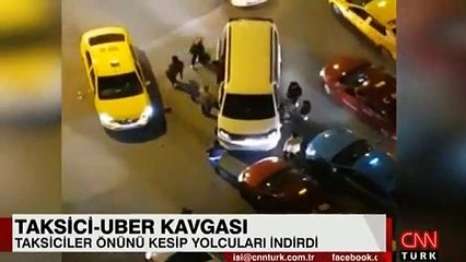 Esenyurt'ta UBER-Taksici kavgası