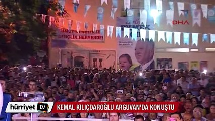 Kemal Kılıçdaroğlu Arguvan türkü festivali'nde konuştu