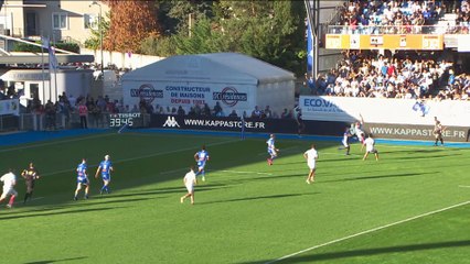 TOP 14 - Essai de Kaminieli RASAKU (AB) - Castres Olympique - Aviron Bayonnais - Saison 2022:2023
