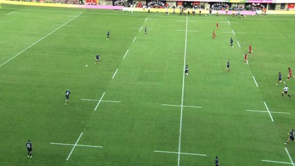 TOP 14 - Essai de Ethan DUMORTIER 2 (LOU) - Montpellier Hérault Rugby - LOU Rugby - Saison 2022:2023
