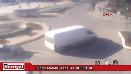 Mobeselere yansıyan trafik kazaları