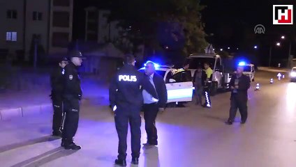 Hırsız çaldığı otomobille kaza yaptı