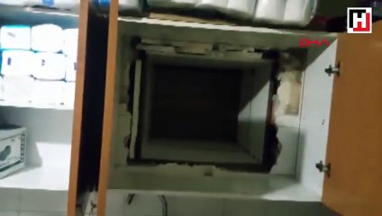 Gizli bölmede tombala makinesi çıktı