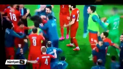 Milli Takımın EURO 2016 sevinci