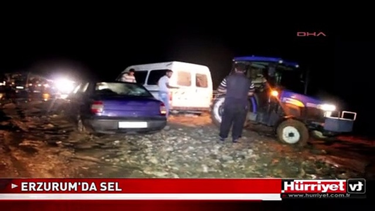 ERZURUM'DA SEL