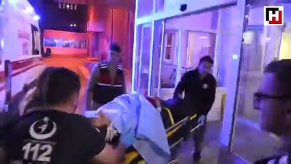 TIR, yolcu otobüsü ve otomobilin karıştığı trafik kazası