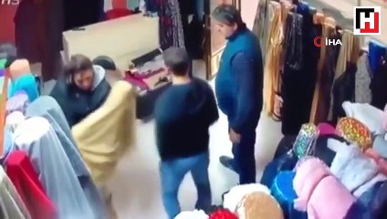 Esnafın fark ettiği hırsız göz göre göre kaçtı...