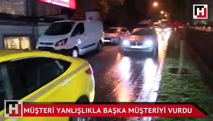 Ünlülerin kuaföründe, müşteri yanlışlıkla başka müşteriyi vurdu