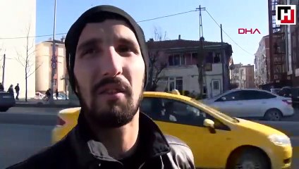 Esenyurt'ta yürek burkan görüntüler