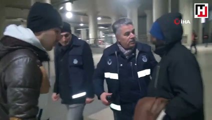 Taksim Meydanı'nda kahreden görüntü