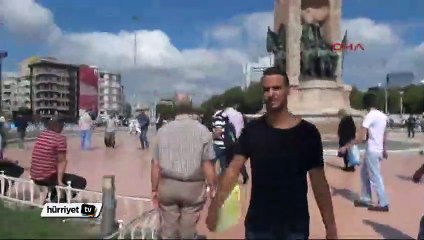 Taksim Meydanı'nda gözaltı