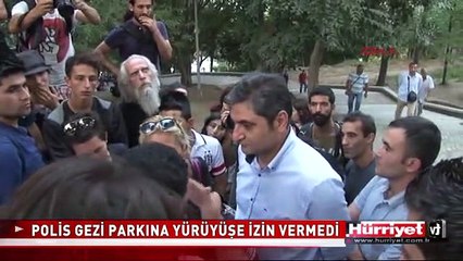 POLİS GÜMÜŞSUYU'NDAN GEZİ PARKINA YÜRÜYÜŞE İZİN VERMEDİ