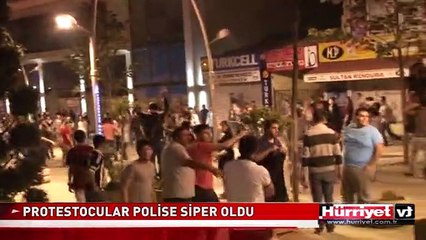 PROTESTOCULAR TAKSİM GEZİ PARKI İÇİN POLİSE SİPER OLDU