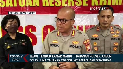 Lima dari 7 Tahanan yang Kabur Berhasil Ditangkap, Polisi Periksa 5 Anggota Polsek Jatiasih!