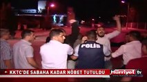 KKTC'DE GEZİ PARKI İÇİN SABAHA KADAR NÖBET TUTULDU