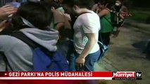 TAKSİM MEYDANI'NDA EYLEMCİLERE MÜDAHALE