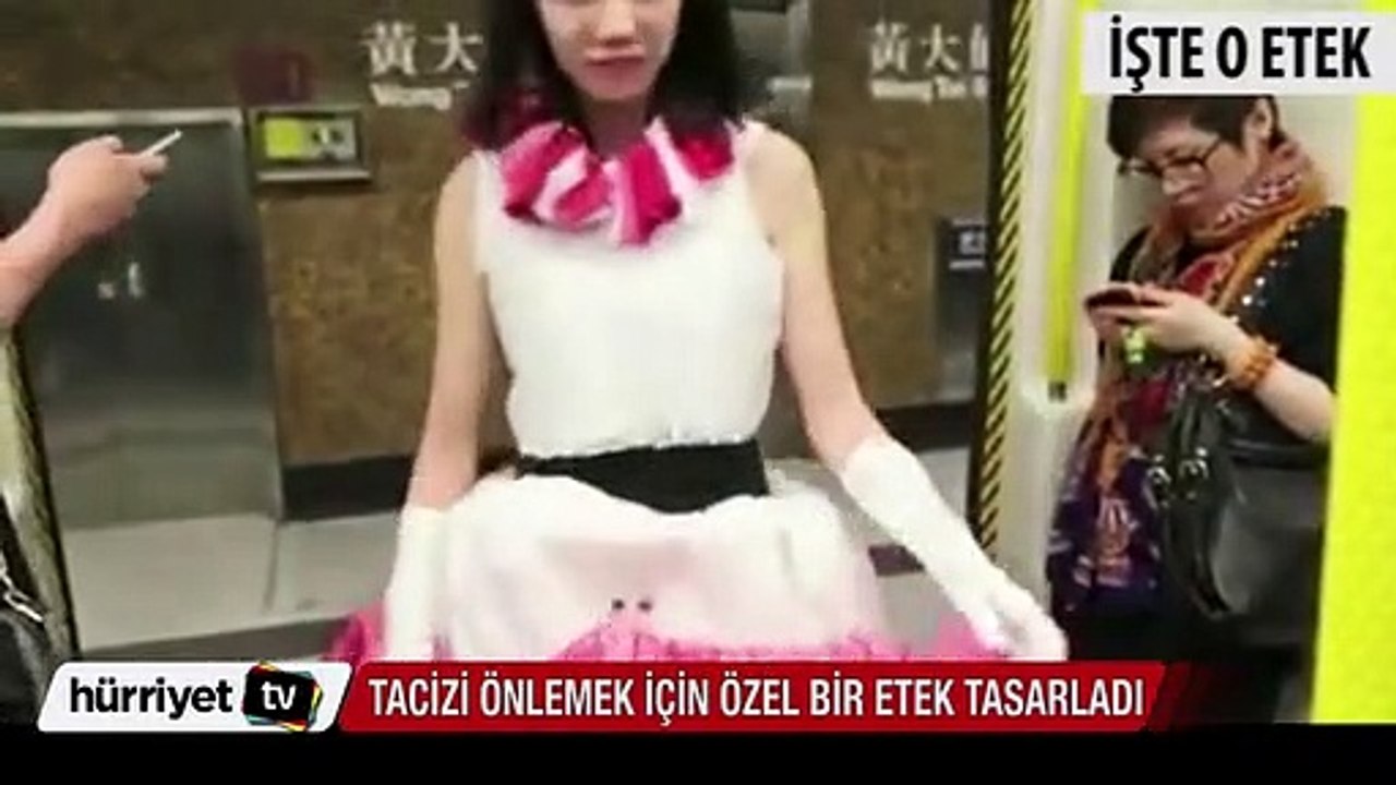 Hong Konglu sanatçı Mc Dermott tacizi önlemek için özel bir etek tasarladı