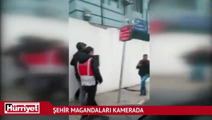 Gaziosmanpaşa'daki şehir magandaları kamerada