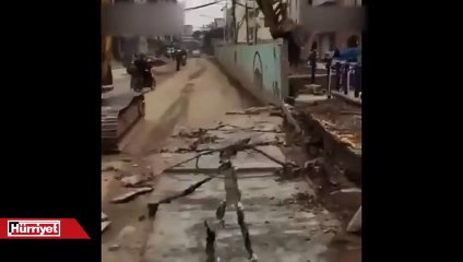 Korkunç kaza göz göre göre geldi