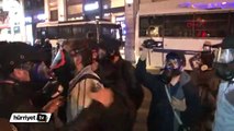 Polis, Galatasaray Meydanı'nda eylemcilere müdahale etti