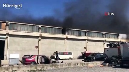Son dakika haberi... Kartal'da bir fabrikada yangın çıktı
