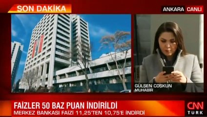 Merkez Bankası faiz kararını açıkladı