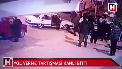Yol verme kavgasında falçata, kürek ve sopayla saldırdılar.