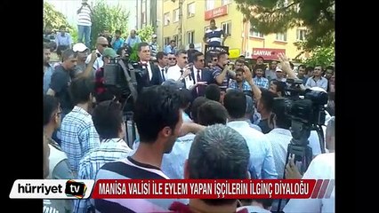 Maaşlarını alamayan madencilerle Vali’nin ilginç diyalogları