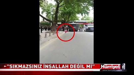 İŞTE EN KÜÇÜK TAKSİM GEZİ PARKI EYLEMCİSİ! ANNESİ POLİSE "SIKMAZSINIZ HERHALDE" DEDİ