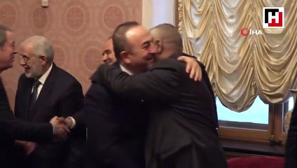 Dışişleri Bakanı Mevlüt Çavuşoğlu, Fayiz es Serrac ile görüştü