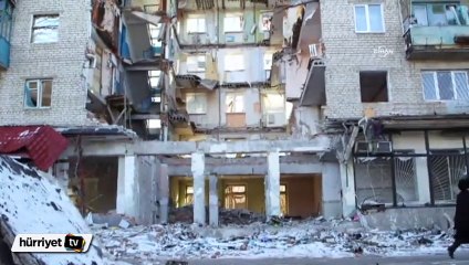 Ukrayna’da evlerini terk edenler tren vagonlarında kalıyor