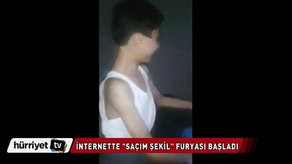İnternetin yeni fenomeni 'saçım şekil'