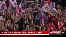 TAKSİM MEYDANI'NDA KARANFİLLİ 'ANMA' EYLEMİ
