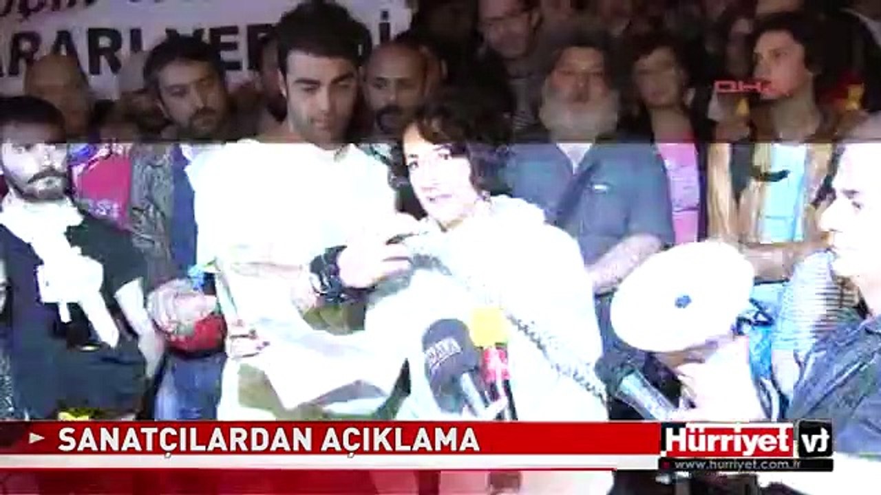 SANATÇILARDAN AÇIKLAMA "GEZİ PARKI'NA MÜDAHALE TEHDİDİNE SON VERİLMESİNİ TALEP EDİYORUZ "