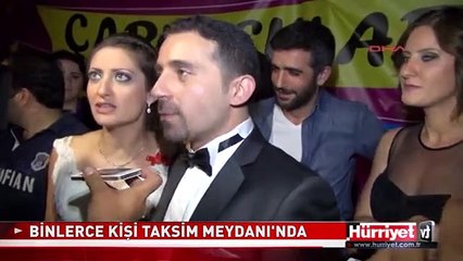 BİNLERCE KİŞİ TAKSİM MEYDANI VE GEZİ PARKI'NDAYDI