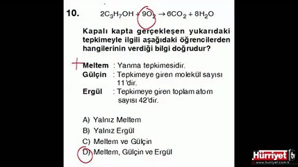 FEN VE TEKNOLOJİ SORULARININ ÇÖZÜMLERİ