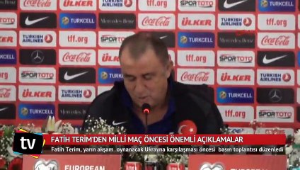 Fatih Terim'den Milii Maç öncesi önemli açıklamalar