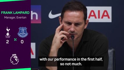 Télécharger la video: Lampard 'won't criticise players too much' after Spurs defeat