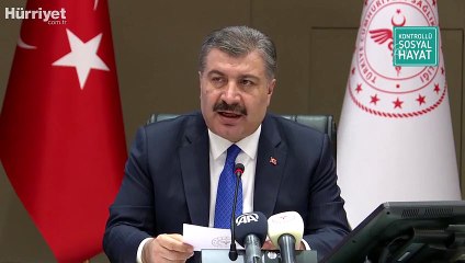 Bakan Koca: "Şu anki şartlarda salgın kontrol altında"