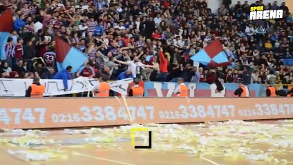 Trabzonspor - F.Bahçe maçında olay!